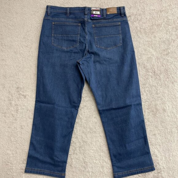 NEW Kirkland Men's Jeans 40x29 Straight Fit Comfort Stretch Durable - Picture 4 of 7